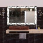 MILENA зеркало с led подсветкой в ванной